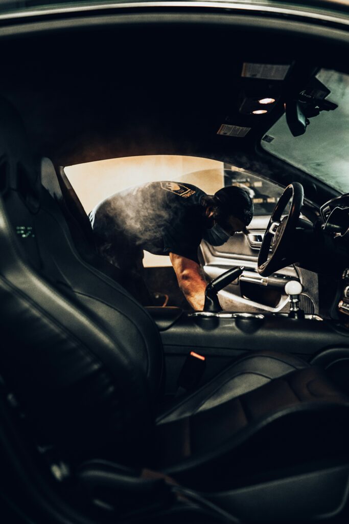nettoyer voiture vapeur